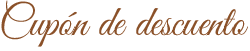 Cupón de descuento